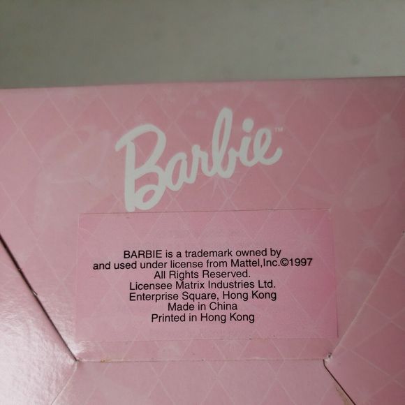 1997 HOLIDAY BARBIE DECOUPAGE ORNAMENT' KMART EXCLUSIVE - Picture 12 of 12